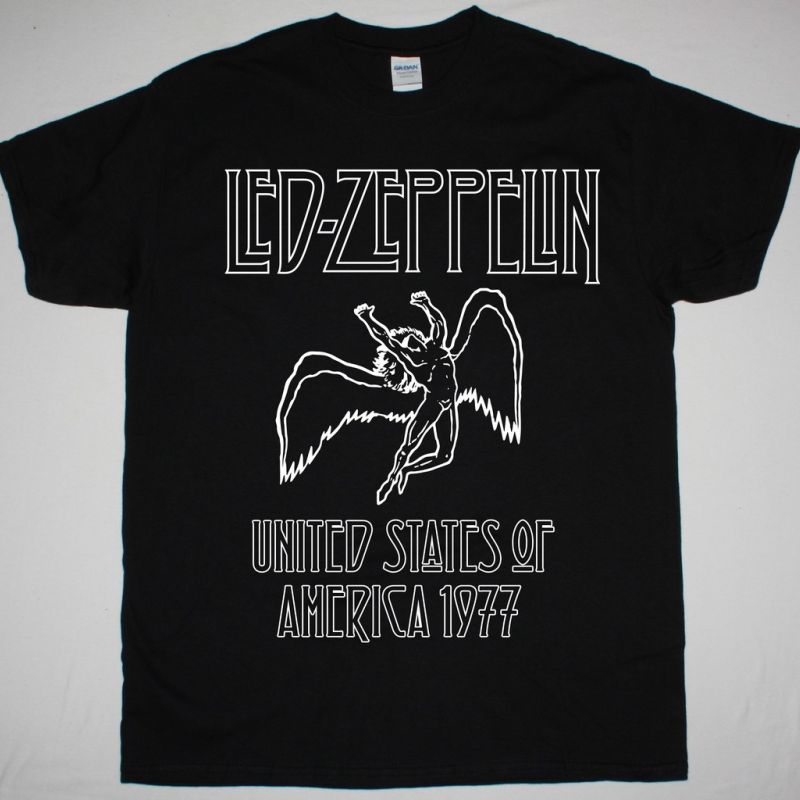 LED ZEPPELIN UNITED STATES OF AMERICA 1977 - Best Rock T-shirts