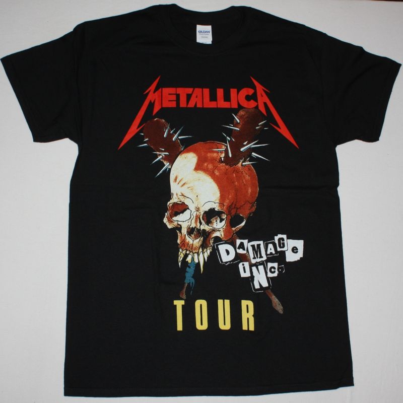 Men's Clothing NEW & OFFICIAL! Metallica 'Damage Inc Tour' T-Shirt ...