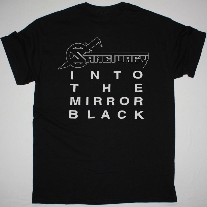 SANCTUARY INTO THE MIRROR BLACK NEW BLACK T-SHIRT