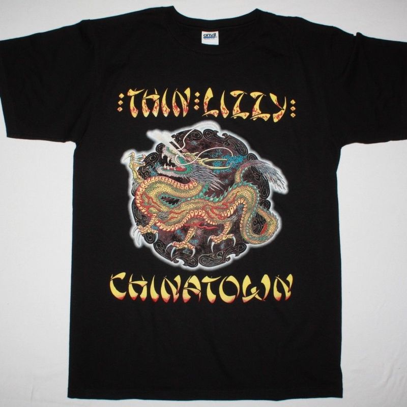 thumbnail image 2 of Thin Lizzy Logo White T-Shirt – Rock & Metal Merch | Worldwide Delivery 2 of 13