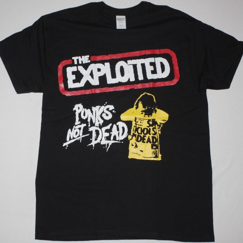 THE EXPLOITED PUNK'S NOT DEAD DISCHARGE CASUALTIES NEW BLACK T-SHIRT ...