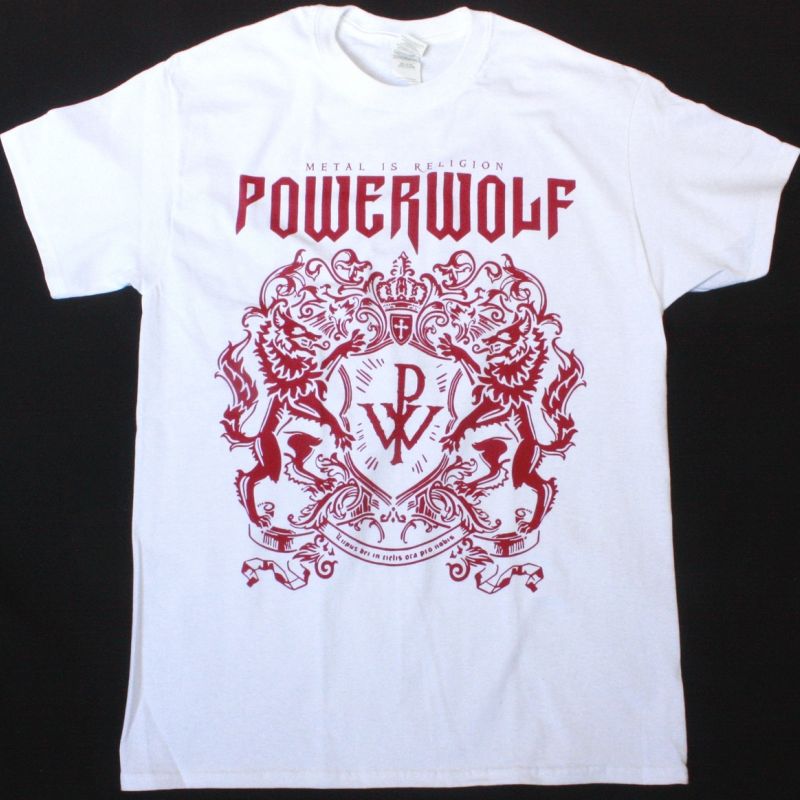 Powerwolf Metallum Nostrum Album Cover T-Shirt White