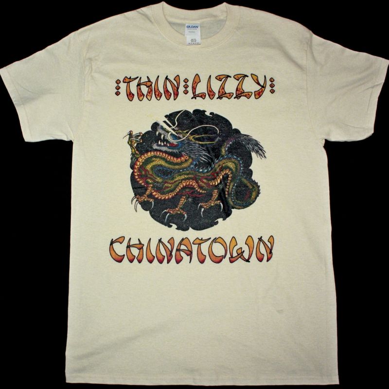 Chinatown Blues Heavy Rock THIN LIZZY T-Shirt // Rock