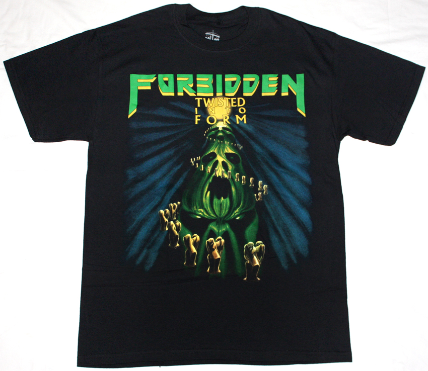 FORBIDDEN TWISTED INTO FORM'90 THRASH BAND VIO-LENCE BLACK T- - Best Rock T-shirts
