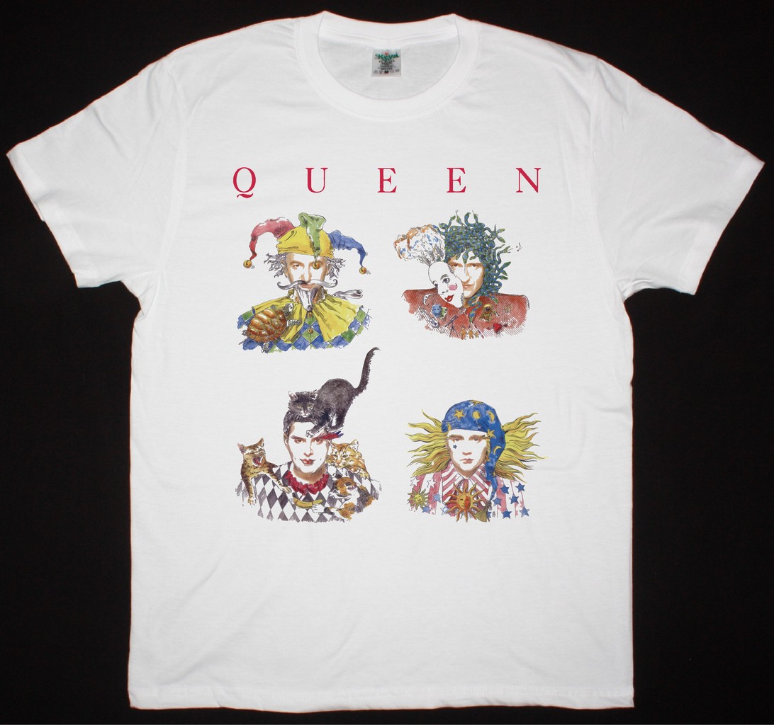 QUEEN BAND INNUENDO NEW WHITE T-SHIRT