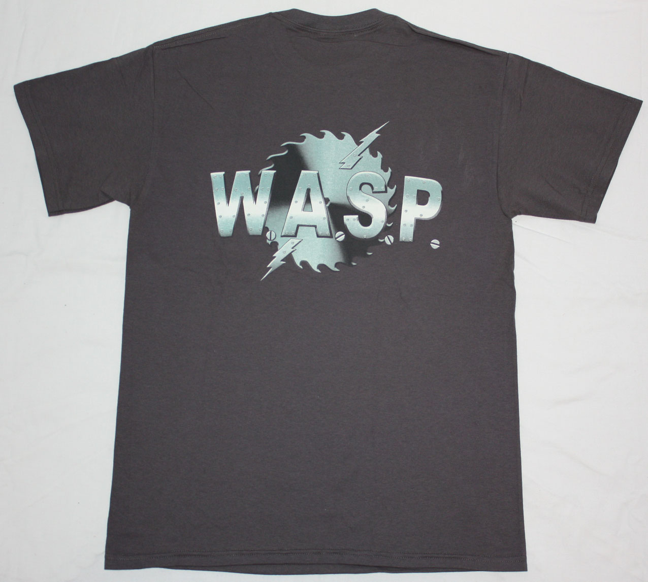 W.A.S.P. HEADS NEW GREY T-SHIRT