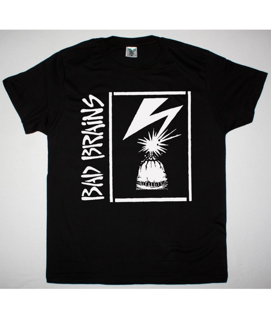 BAD BRAINS CAPITOL STENCIL LOGO NEW BLACK T SHIRT - Best Rock T-shirts