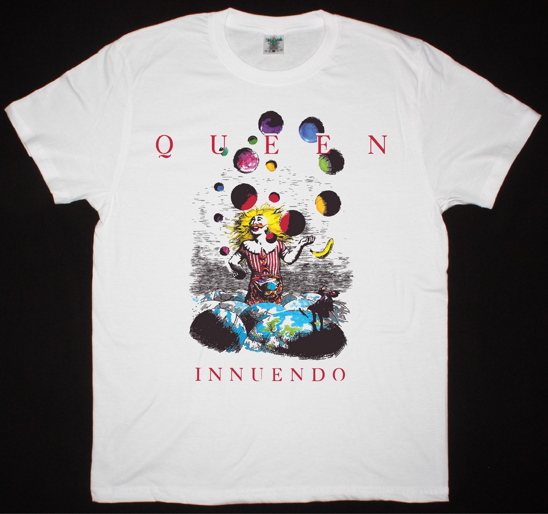 QUEEN INNUENDO 1991 NEW WHITE T-SHIRT