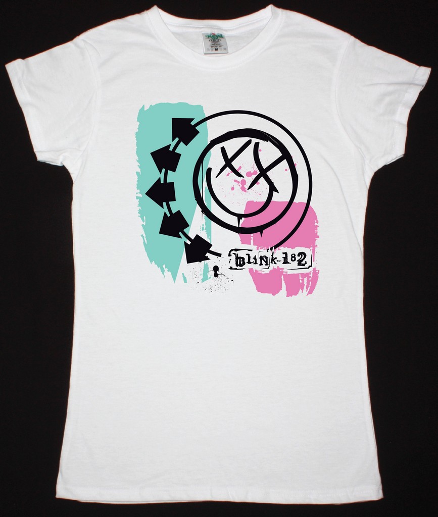 blink 182 white t shirt