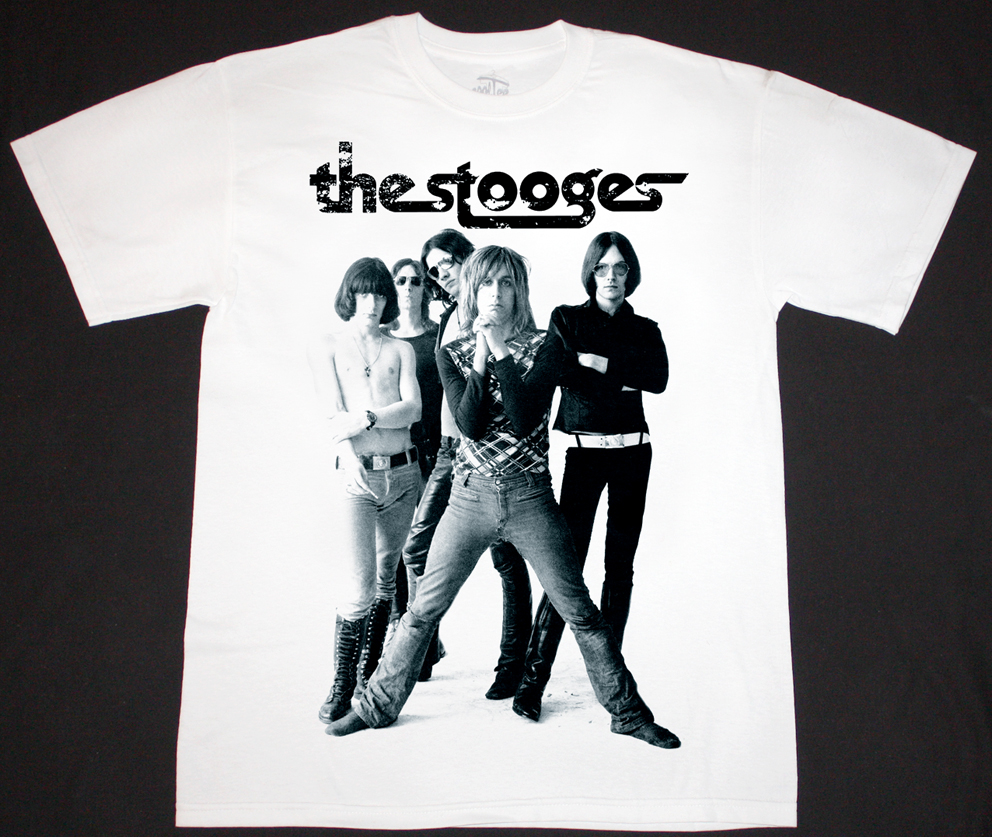 fløjl matrix Legende THE STOOGES IGGY POP PROTO PUNK ROCK BAND TOM PETTY MINUTEMAN NEW WHITE T- SHIRT - Best Rock T-shirts