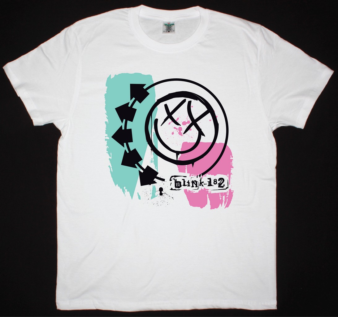 blink 182 white t shirt