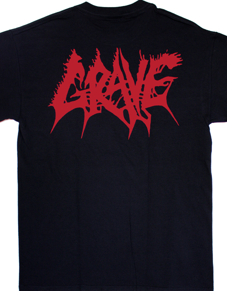 GRAVE YOU'LL NEVER SEE...'92 NEW BLACK T-SHIRT