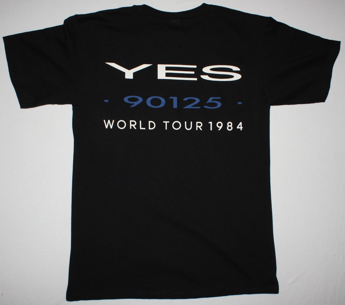 YES 90125 WORLD TOUR NEW BLACK T-SHIRT