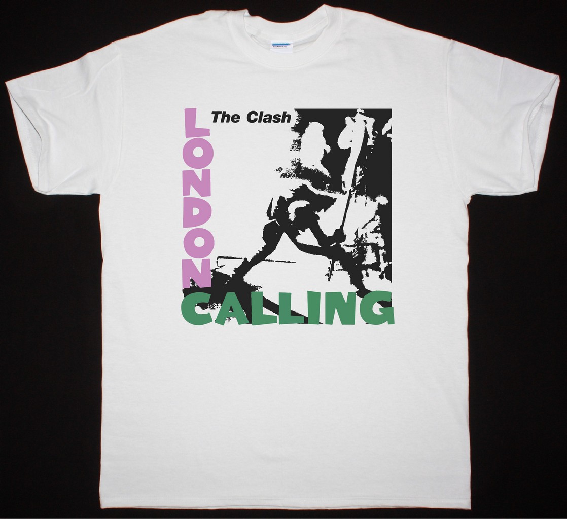 as a result Surroundings companion CLASH LONDON CALLING NEW WHITE T-SHIRT - Best Rock T-shirts