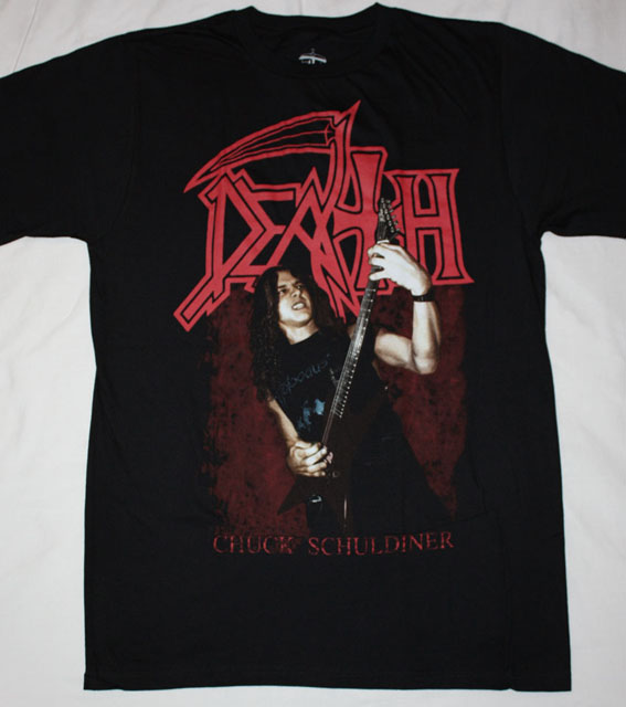 chuck schuldiner t shirt