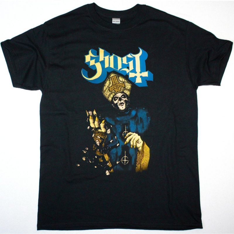 GHOST NEWS OF THE WORLD NEW BLACK T-SHIRT