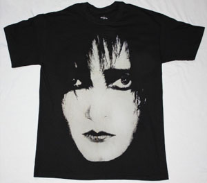 SIOUXSIE AND THE BANSHEES SIOUX FACE  NEW BLACK T-SHIRT