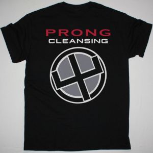 PRONG CLEANSING NEW BLACK T SHIRT