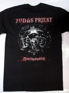 JUDAS PRIEST NOSTRADAMUS NEW BLACK T-SHIRT