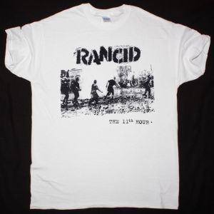RANCID 11TH HOUR NEW WHITE T-SHIRT