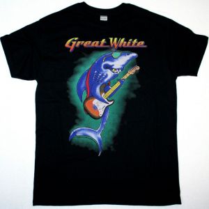 GREAT WHITE TOUR 99 NEW BLACK-TSHIRT