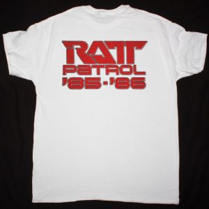 RATT PATROL 85-86 NEW WHITE T SHIRT