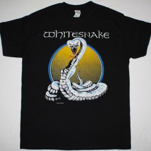 WHITESNAKE ON TOUR '87 NEW BLACK T-SHIRT