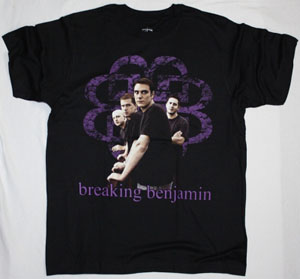 BREAKING BENJAMIN BAND NEW BLACK T-SHIRT
