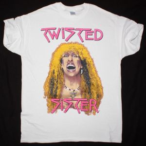 TWISTED SISTER DEE SNIDER NEW WHITE T SHIRT