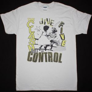 THE CLASH OUT OF CONTROL TOUR NEW GREY T-SHIRT
