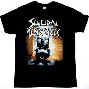 SUICIDAL TENDENCIES YOU CAN'T BRING ME DOWN TOURING 1990 NEW BLACK T-SHIRT