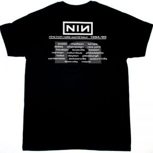 Nine Inch Nails T Shirt Self Destruct 1994 Band Logo New Official Mens Black Size M