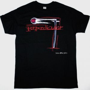 DEEP PURPLE PURPENDICULAR TOUR NEW BLACK T-SHIRT