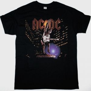 AC DC STIFF UPPER LIP TOUR AC/DC NEW BLACK T-SHIRT