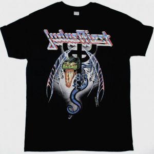 JUDAS PRIEST PAINKILLER TOUR NEW BLACK T-SHIRT