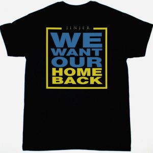 JINJER PEACE TO UKRAINE NEW BLACK T-SHIRT