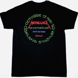 METALLICA DAY ON THE GREEN CONCERT NEW BLACK T-SHIRT