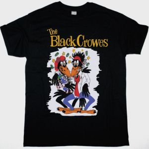THE BLACK CROWES SHAKE YOUR MONEY MAKER TOUR NEW BLACK T-SHIRT