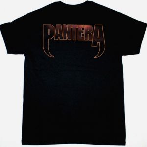 PANTERA SKULL NEW BLACK T-SHIRT