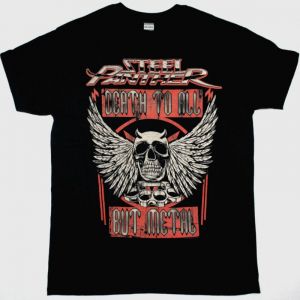 STEEL PANTHER DEATH TO ALL BUT METAL NEW BLACK T-SHIRT