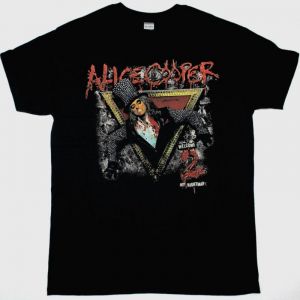 ALICE COOPER WELCOME 2 MY NIGHTMARE NEW BLACK T SHIRT