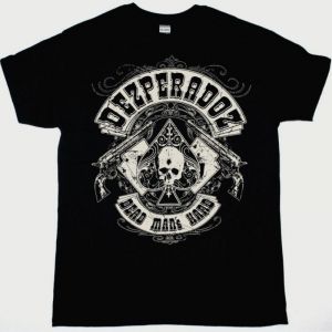 DEZPERADOZ DEAD MAN'S HAND NEW BLACK T-SHIRT