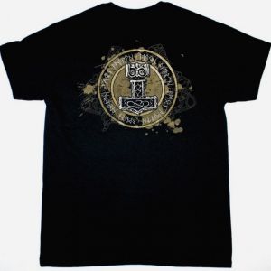 AMON AMARTH GRAPHIC LOGO NEW BLACK T-SHIRT
