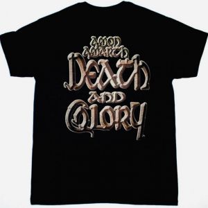 AMON AMARTH DEATH AND GLORY NEW BLACK T-SHIRT