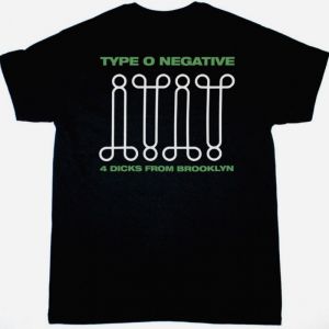 TYPE O NEGATIVE SILENCE = DEAF NEW BLACK T-SHIRT