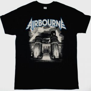 AIRBOURNE RUNNIN WILD NEW BLACK T-SHIRT