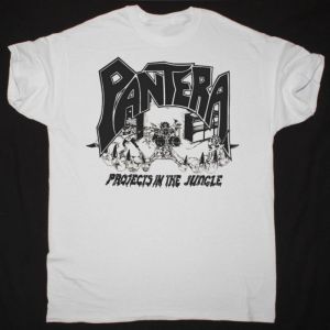 PANTERA PROJECTS IN THE JUNGLE NEW WHITE T-SHIRT
