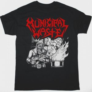 MUNICIPAL WASTE WASTE EM ALL NEW BLACK T-SHIRT