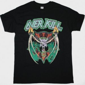 OVERKILL KILLBOX 13 TOUR NEW BLACK T SHIRT