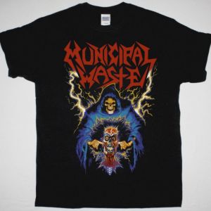MUNICIPAL WASTE WET WILLY NEW BLACK T-SHIRT